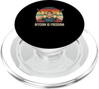 Bitcoin, C'est la liberté, la Monnaie Saine, décentraliser l'espoir, Le Bitcoin PopSockets PopGrip pour MagSafe
