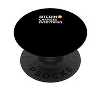 Bitcoin Change Tout liberté Argent révolution Bitcoin PopSockets PopGrip Adhésif