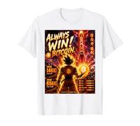 Bitcoin Countdown 2026-2030 Anime Warrior Crypto Energy Art T-Shirt Graphique avec Valeur, Homme, Blanc, XL