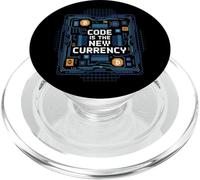 Bitcoin Crypto Code est la Nouvelle Blockchain de Monnaie PopSockets PopGrip pour MagSafe