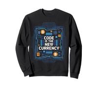 Bitcoin Crypto Code est la Nouvelle Blockchain de Monnaie Sweatshirt
