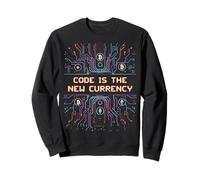 Bitcoin Crypto Code est la Nouvelle Blockchain de Monnaie Sweatshirt