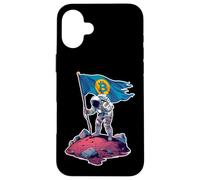Bitcoin Crypto Crypto-Monnaie Pièce numérique décentralisée Coque pour iPhone 16 Plus