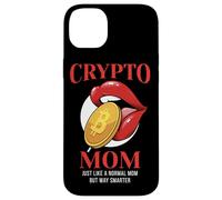 Bitcoin Crypto Mom comme une mère normale mais bien Coque pour iPhone 14 Plus