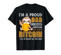 Bitcoin Dad Mining Bitcoins Nakamoto HODL Monnaie fiduciaire Bitcoin T-Shirt