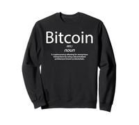 Bitcoin Définition Crypto-Monnaie Blockchain Crypto BTC Sweatshirt