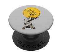 Bitcoin Dieux de la Crypto PopSockets PopGrip Adhésif