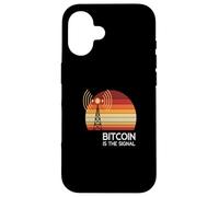 Bitcoin est la liberté du signal futur son bitcoin Coque pour iPhone 16