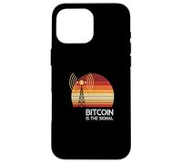 Bitcoin est la liberté du signal futur son bitcoin Coque pour iPhone 16 Pro Max