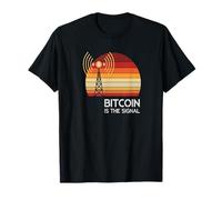Bitcoin est la liberté du signal futur son bitcoin T-Shirt
