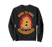 Bitcoin est né dans la Blockchain HODL Sweatshirt