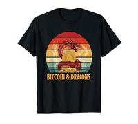 Bitcoin Fantasy Bitcoins Dragon Power Art Bitcoin légendaire T-Shirt