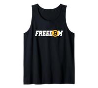 Bitcoin Freedom Crypto-Monnaie BTC Liberté Millionnaire Débardeur