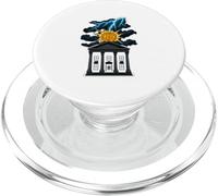 Bitcoin Future Design Crypto Lightning Graphic Wealth Energy PopSockets PopGrip pour MagSafe
