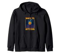 Bitcoin Future Design Crypto Lightning Graphic Wealth Energy Sweat à Capuche