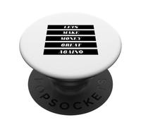 Bitcoin - Gagnez à Nouveau de l'argent (BTC) PopSockets PopGrip Adhésif