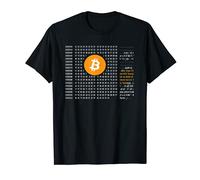 Bitcoin Genesis Block Code avec logo BTC T-Shirt