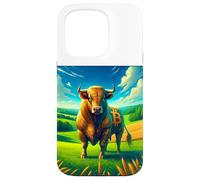 Bitcoin Golden Bulle Bullrun 2024 2025 Coque pour iPhone 15 Pro