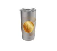 Bitcoin Graphic outfit, Bitcoin Crypto Holders, Bitcoin Gobelet isotherme en acier inoxydable double paroi