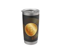 Bitcoin Graphic outfit, Bitcoin Crypto Holders, Bitcoin Gobelet isotherme en acier inoxydable double paroi