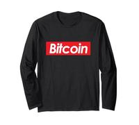 Bitcoin Logo BTC Blockchain Crypto-Monnaie Bitcoin Miners Manche Longue