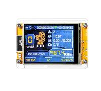 Bitcoin Miner NerdMiner V2 ESP32 Carte de développement, mini mineur de loterie Bitcoin 7,1 cm, écran intelligent 1000 KH/s | ESP32-2432S028 Module de hachage pour l'apprentissage de la cryptographie