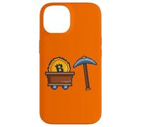 Bitcoin Mining - HODL BTC - Art Bitcoin moderne Pixel Bitcoin Coque pour iPhone 14