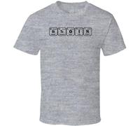 Bitcoin Periodic Table of Elements Science Chemistry Men Shirt Greys