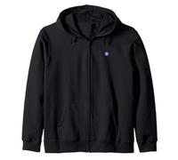 Bitcoin petit symbole bleu discret simple cool décontracté Sweat à Capuche