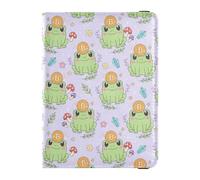 Bitcoin - Porte-passeport en cuir étanche - Motif grenouille - Pour homme