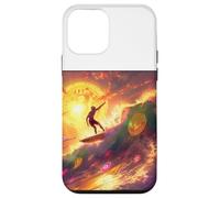 Bitcoin Surfer Vague Océan Plage Sport Coque pour iPhone 12 Mini