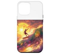 Bitcoin Surfer Vague Océan Plage Sport Coque pour iPhone 12 Pro Max