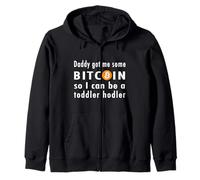 Bitcoin Tout-Petit BTC Kid Drôle Mignon Crypto Bébé Cadeau Sweat à Capuche