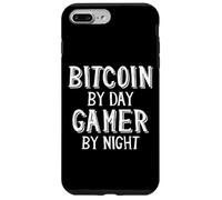 Bitcoin Trader by Day Gamer by Night Blockchain Crypto BTC Coque pour iPhone 7 Plus/8 Plus