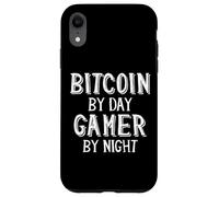 Bitcoin Trader by Day Gamer by Night Blockchain Crypto BTC Coque pour iPhone XR