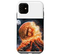 Bitcoin Volcan Feu Lave Montagne Destin Coque pour iPhone 11