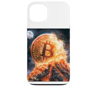 Bitcoin Volcan Feu Lave Montagne Destin Coque pour iPhone 13