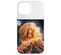 Bitcoin Volcan Feu Lave Montagne Destin Coque pour iPhone 14