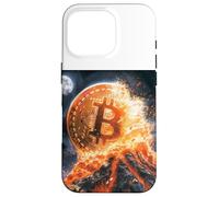 Bitcoin Volcan Feu Lave Montagne Destin Coque pour iPhone 16 Pro