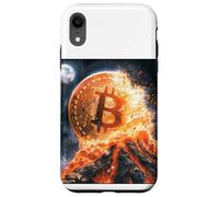 Bitcoin Volcan Feu Lave Montagne Destin Coque pour iPhone XR