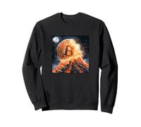 Bitcoin Volcan Feu Lave Montagne Destin Sweatshirt