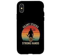 Bitcoiner Warrior Stealth Power Fast Shadow Master Bitcoin Coque pour iPhone X/XS