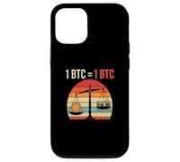 Bitcoins égalité Valeur 1BTC = 1BTC Argent liberté Bitcoin Coque pour iPhone 12/12 Pro