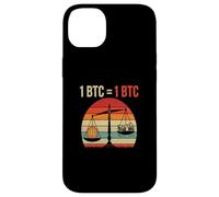 Bitcoins égalité Valeur 1BTC = 1BTC Argent liberté Bitcoin Coque pour iPhone 14 Plus