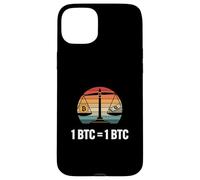 Bitcoins égalité Valeur 1BTC = 1BTC Argent liberté Bitcoin Coque pour iPhone 15 Plus