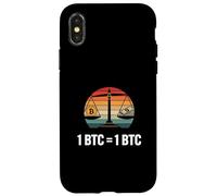Bitcoins égalité Valeur 1BTC = 1BTC Argent liberté Bitcoin Coque pour iPhone X/XS