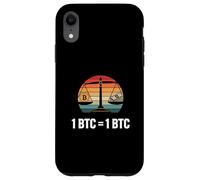 Bitcoins égalité Valeur 1BTC = 1BTC Argent liberté Bitcoin Coque pour iPhone XR
