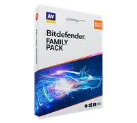 Bitdefender Family pack 2026 | Renouvellement | 15 appareils | 1 an | PC/Mac/Android/iOS | En téléchargement
