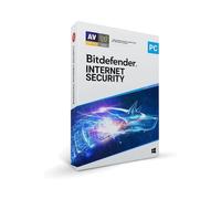 Bitdefender Internet Security - Antivirus 1 Licence, 2 Ans, 5 PC, Boîte - RAM 2000 Mo min., Espace Disque 2.5 Go min., Support Physique, Windows
