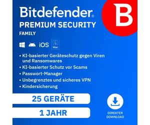 Bitdefender Premium Security Family 2026